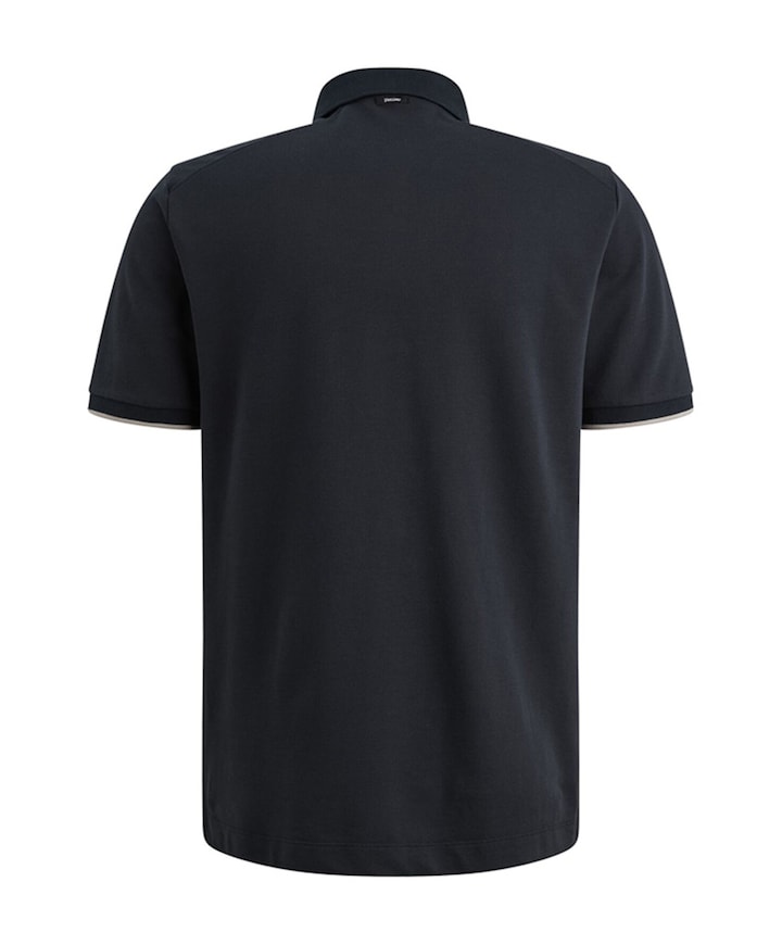Heren polo blauw