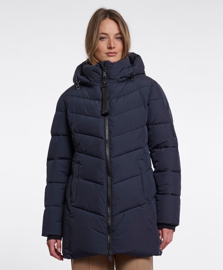 Dames jas blauw