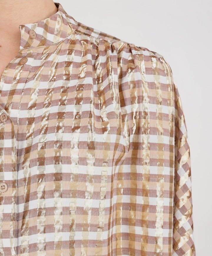 Dames blouse beige