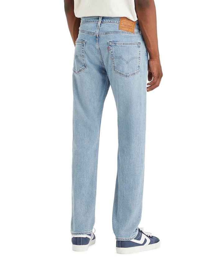 502 Taper heren jeans blauw