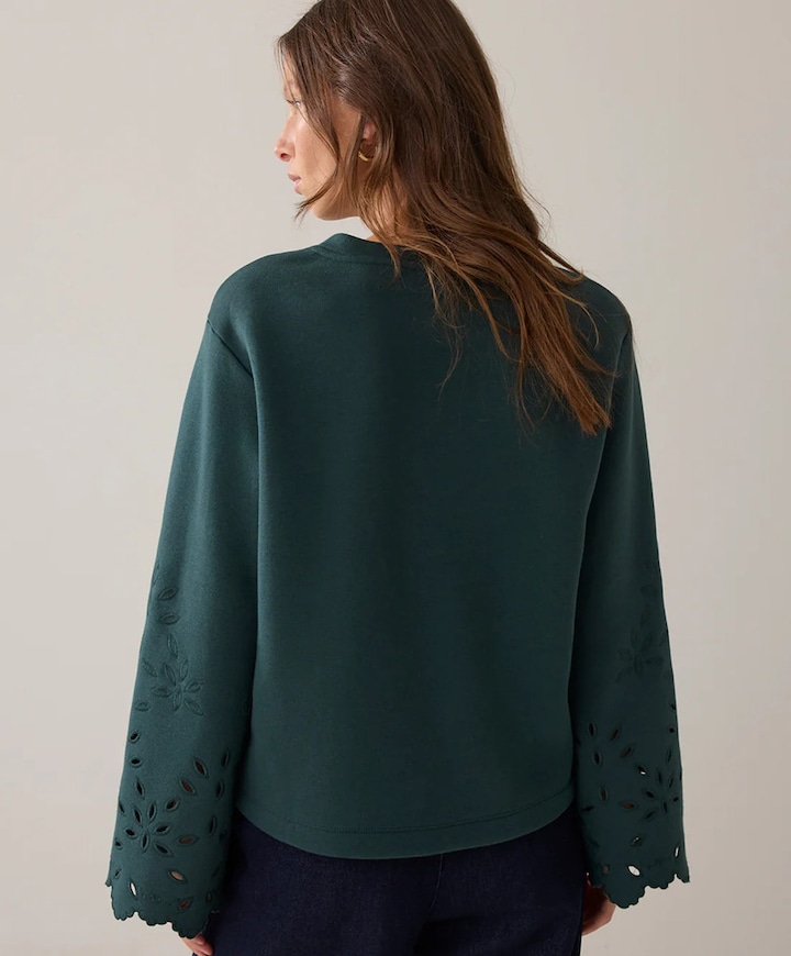 Dames sweater groen