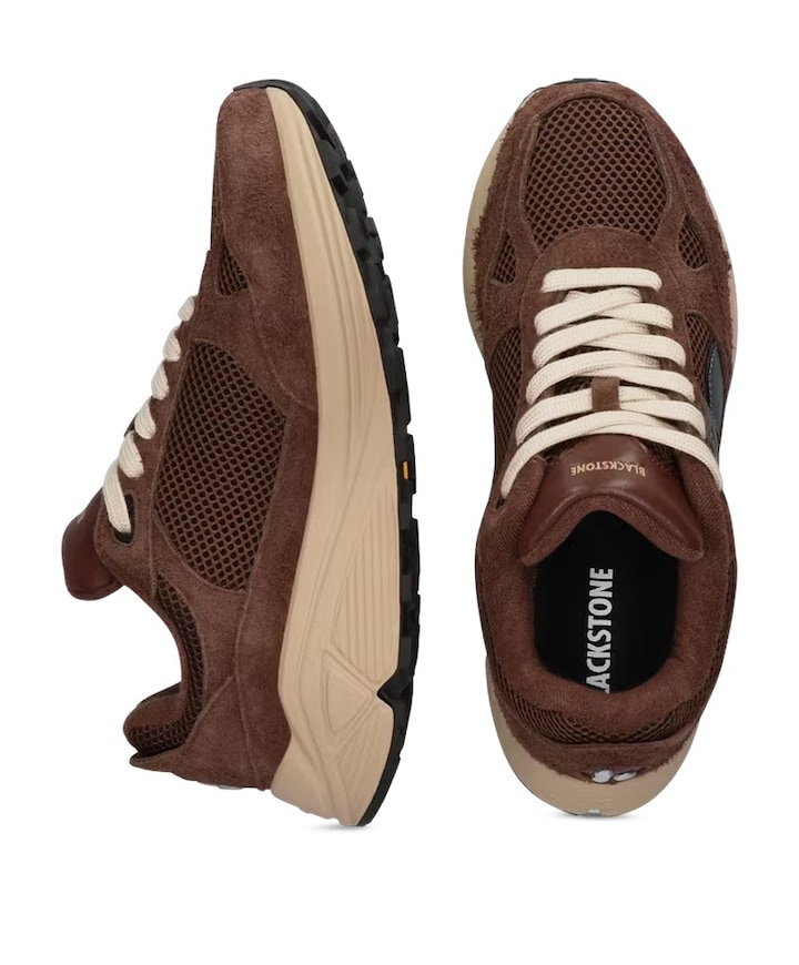 V-Riley heren sneakers bruin