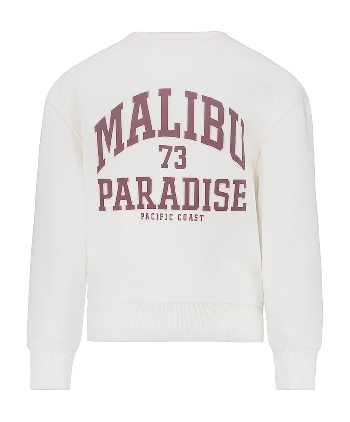 Meisjes sweater ecru