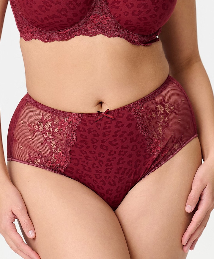 Dames slip bordeaux