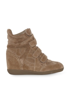 Isa dames enkellaarzen beige