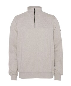 Heren trui met rits beige