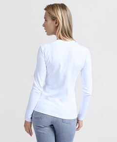 Dames longsleeve wit