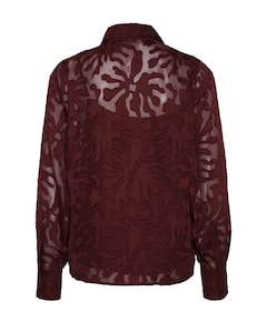 Dames blouse bordeaux