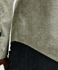 Heren overhemd lange mouw ecru