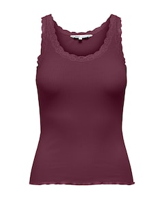Dames top bordeaux
