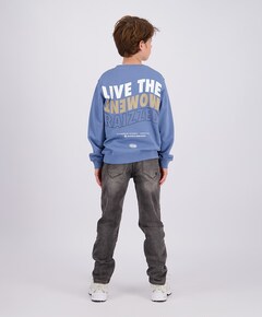 Jongens sweater blauw