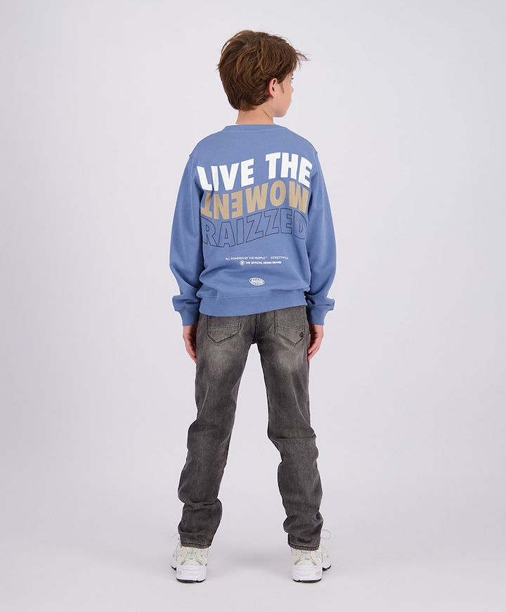 Jongens sweater blauw