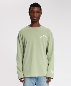 Heren longsleeve groen