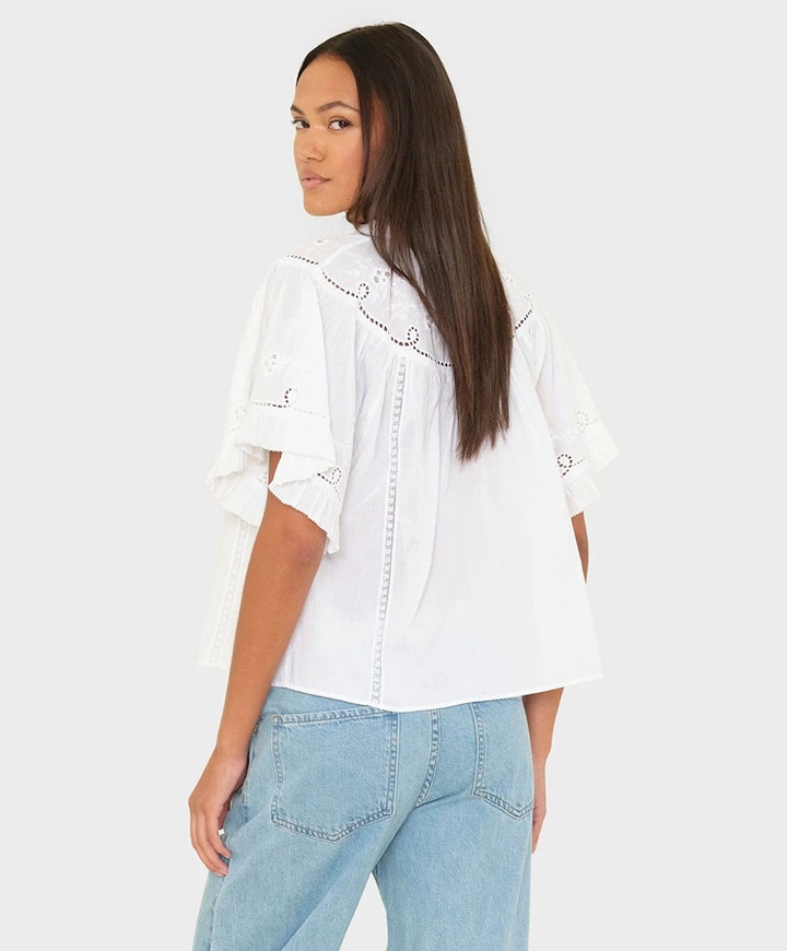 Dames blouse wit