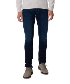 Nick Slim 5 Pocket heren jeans blauw