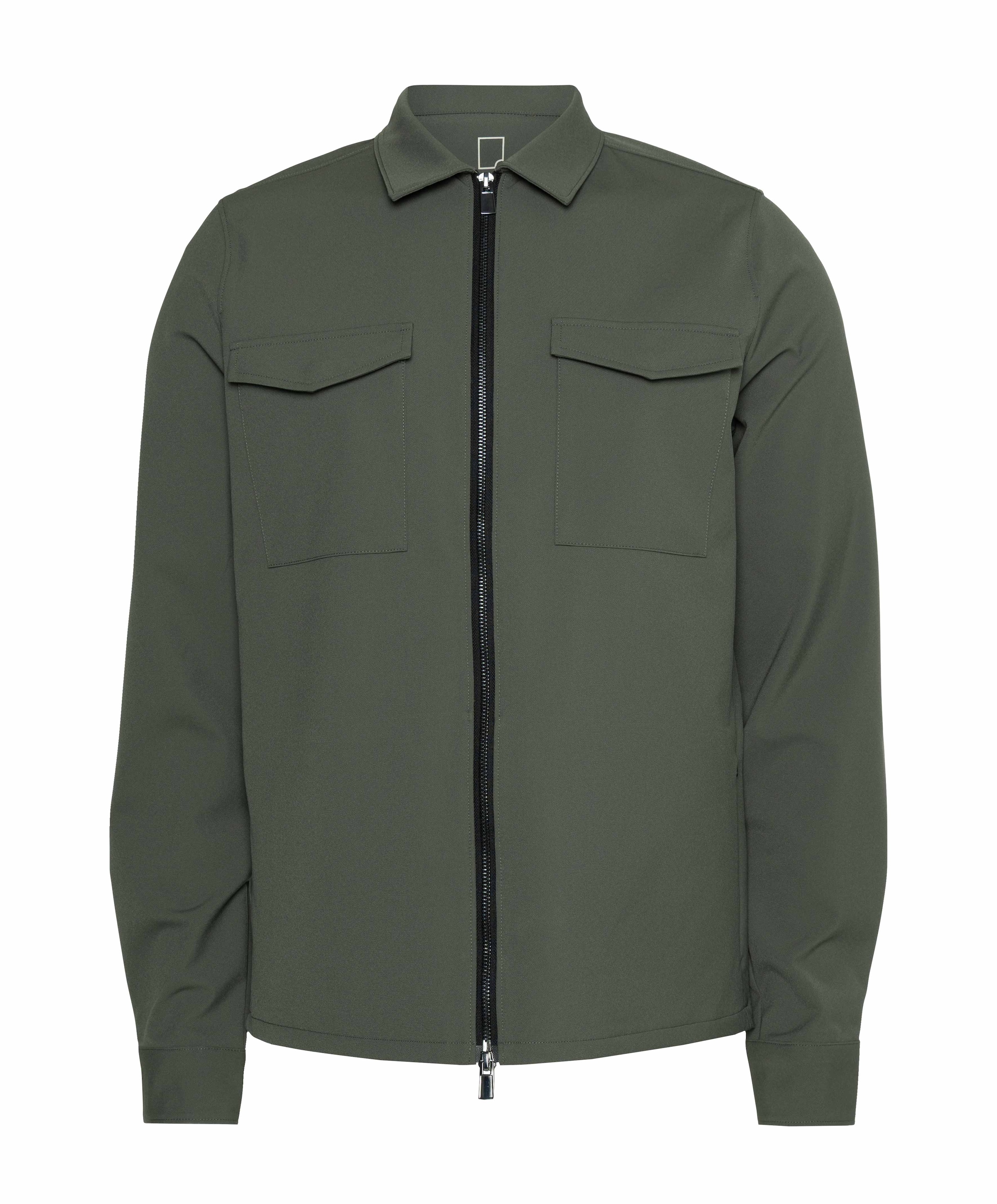 Heren overshirt groen