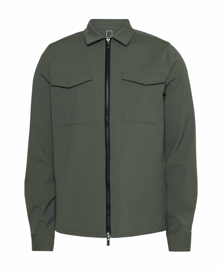 Heren overshirt groen