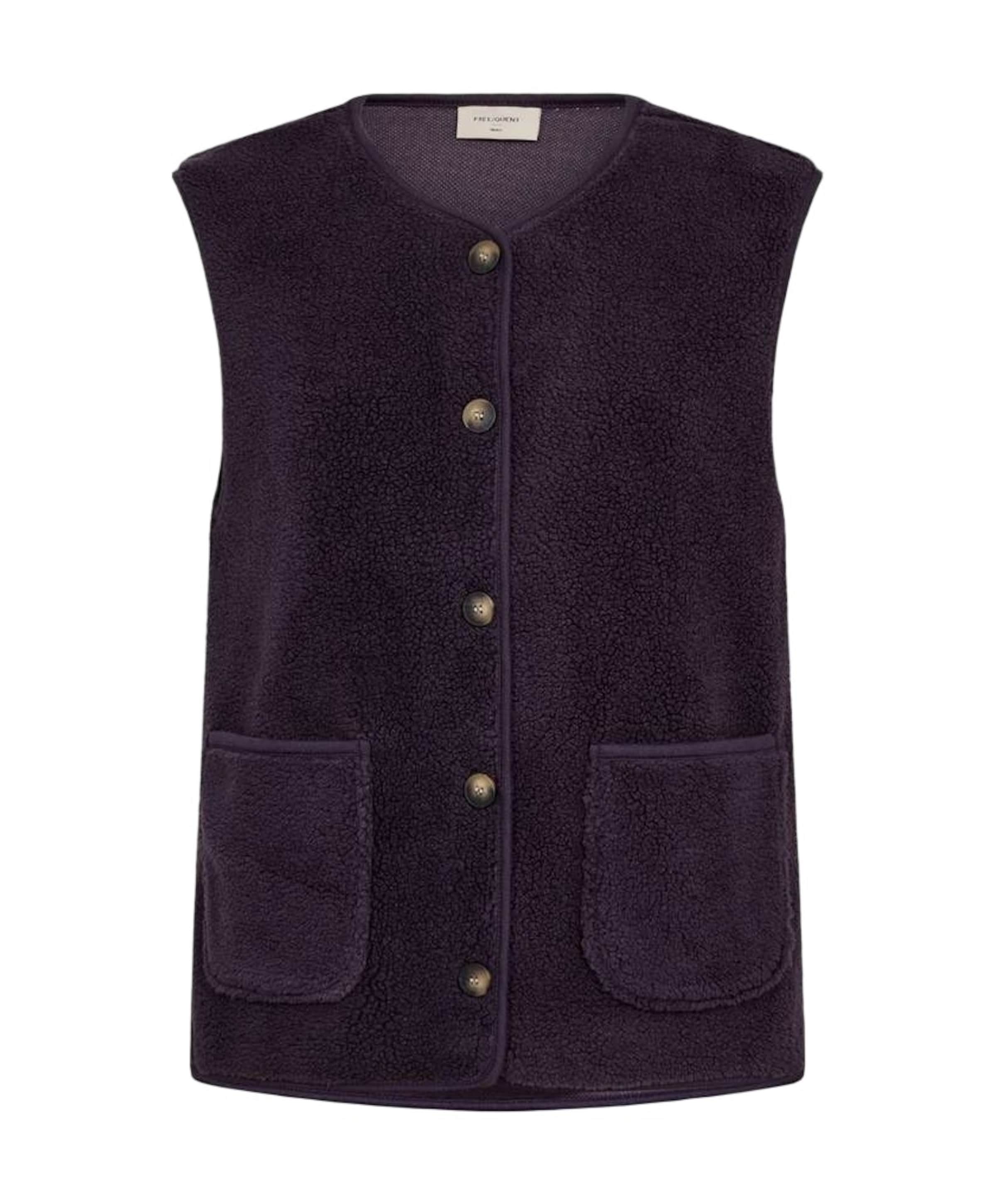 Dames gilet paars