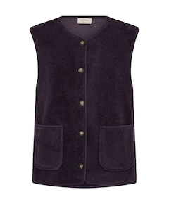 Dames gilet paars