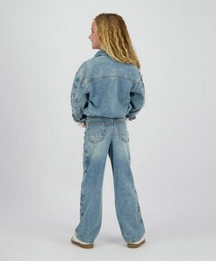 Meisjes jas blauw