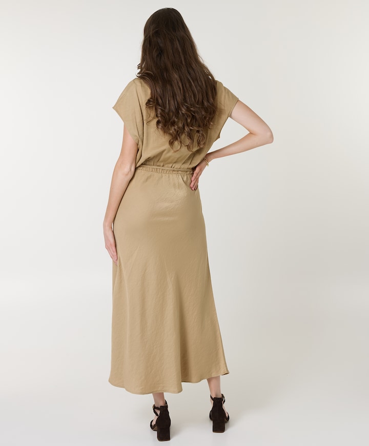 Dames jurk beige