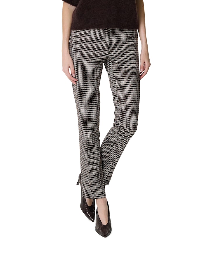 Zigarette Slim dames broek bruin