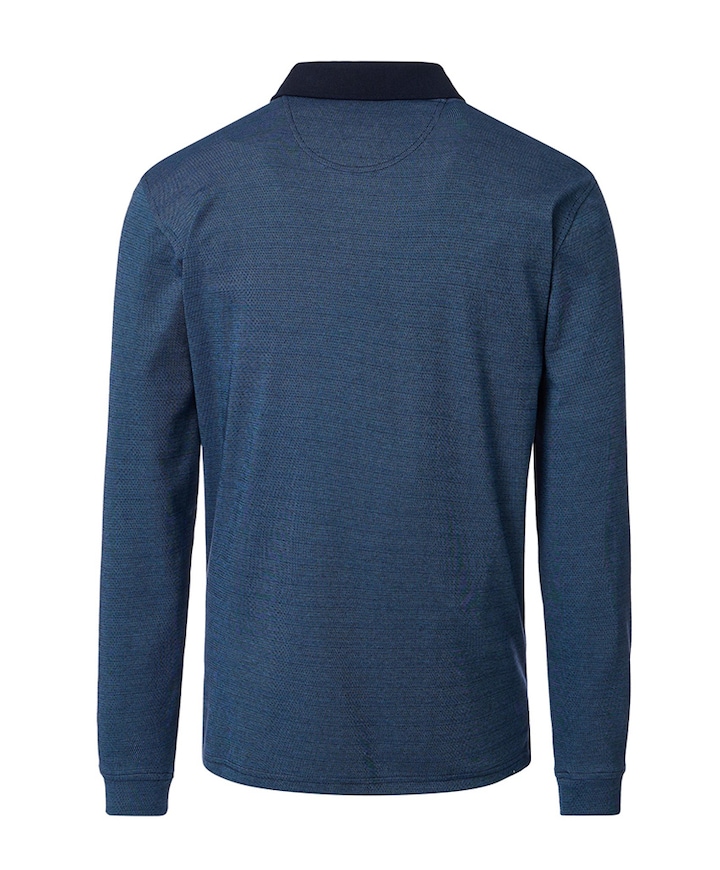 Heren polo blauw