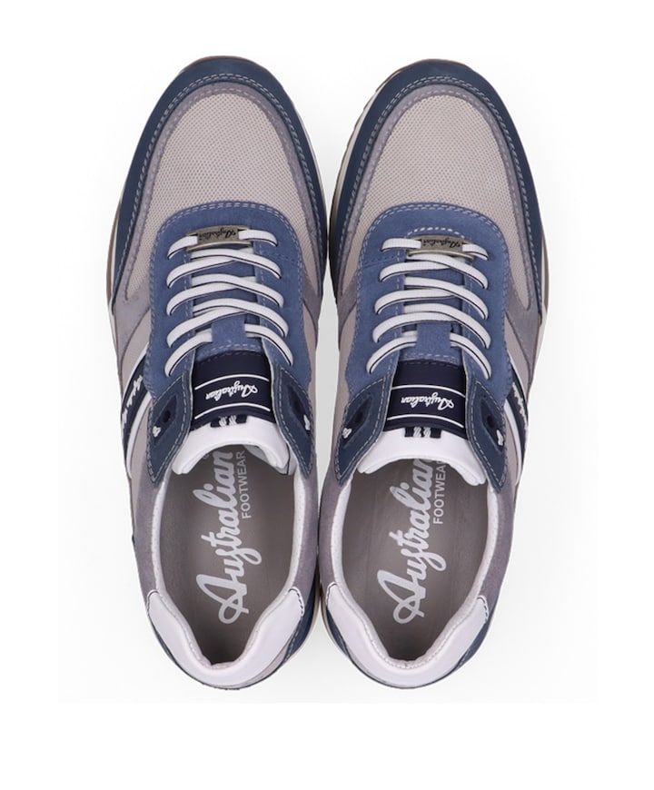 Filmon leather heren sneakers grijs