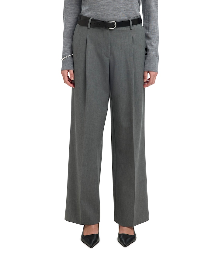 SLFWIDE-RITA LANO MW NOOS broek grijs