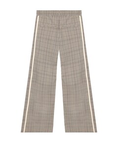 Extra Wide Check meisjes broek bruin