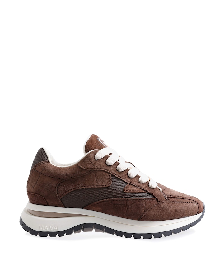 Usher Riggs dames sneakers bruin