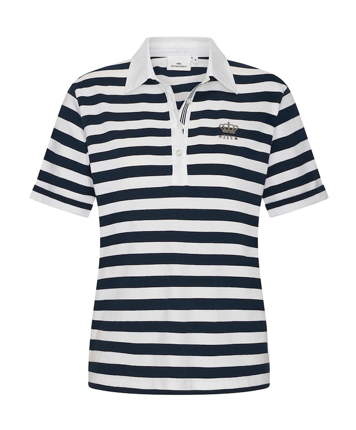 Dames polo blauw