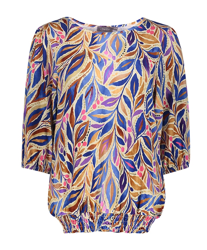 Dames T-shirt blauw
