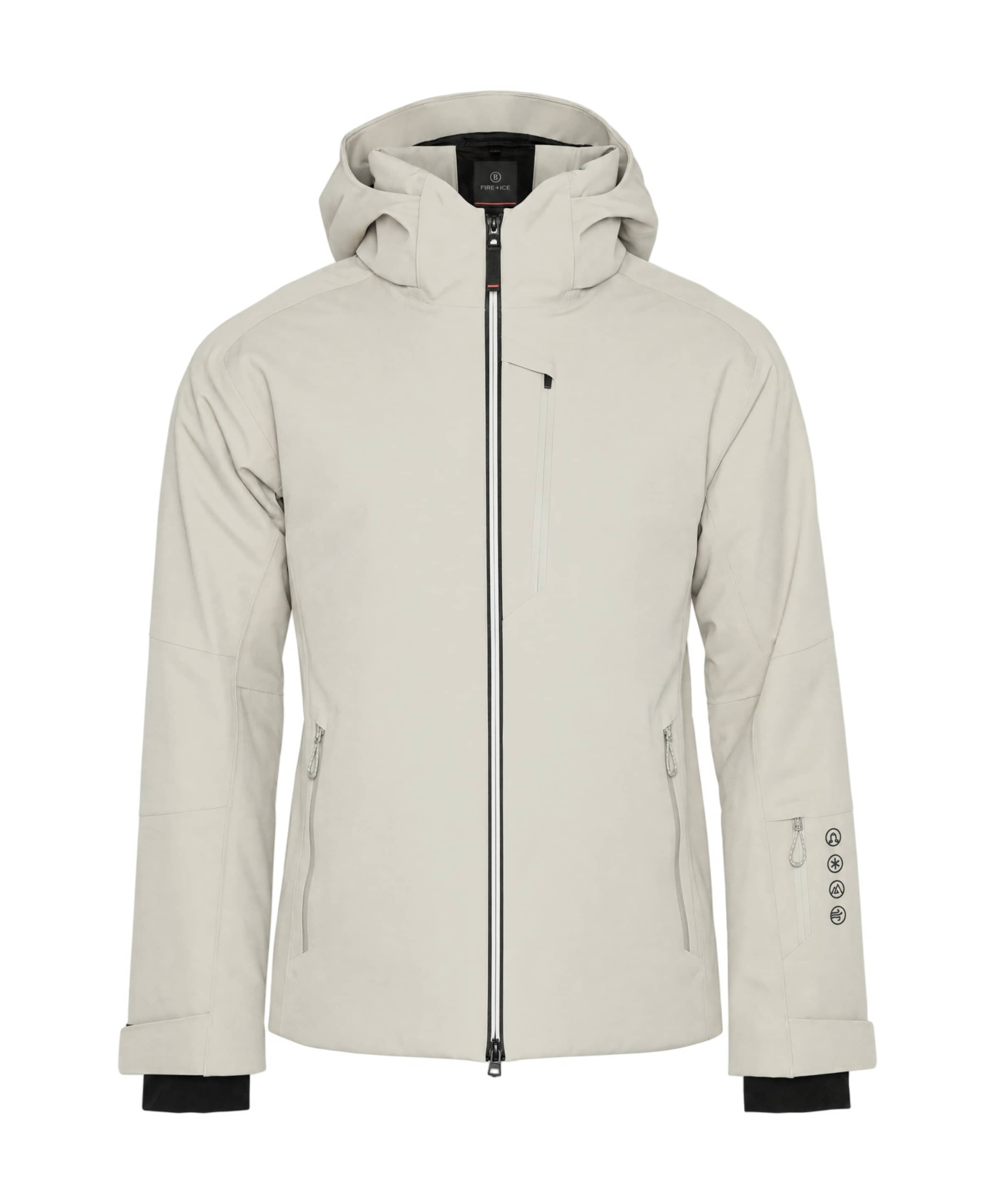 Heren ski-jas ecru