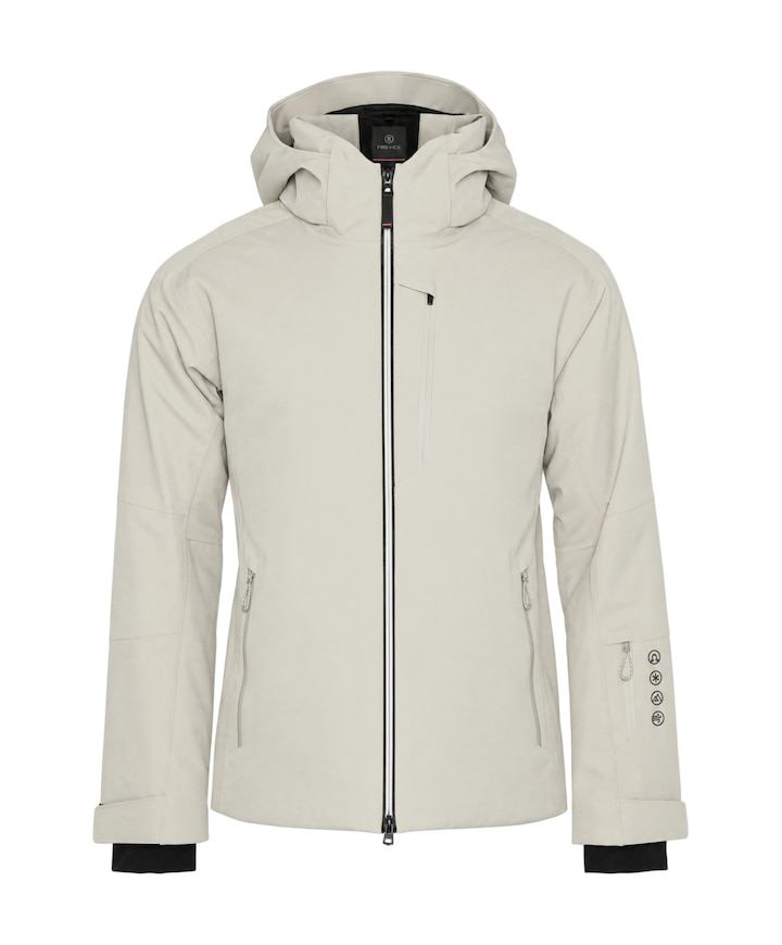 Heren ski-jas ecru
