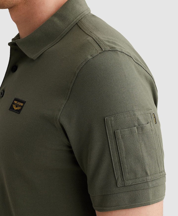 Heren polo groen
