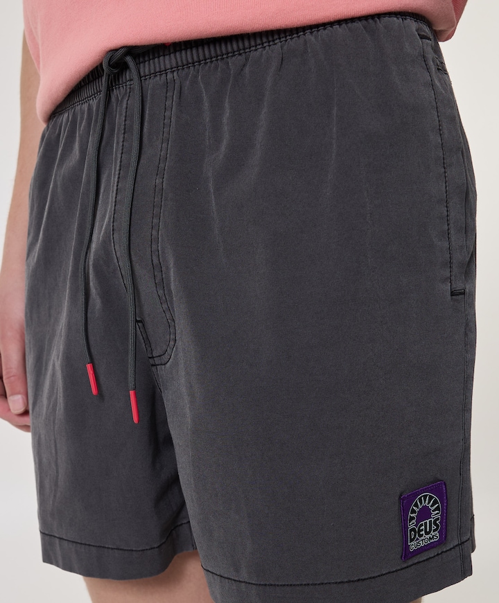 Sandbar garment dyed short heren korte broek grijs