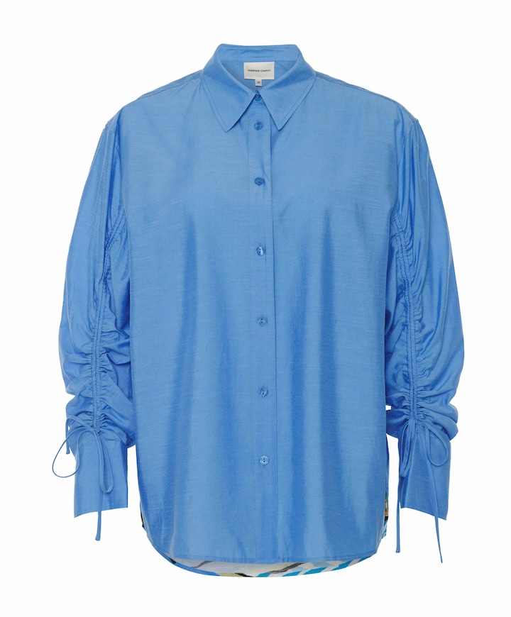 Dames blouse blauw