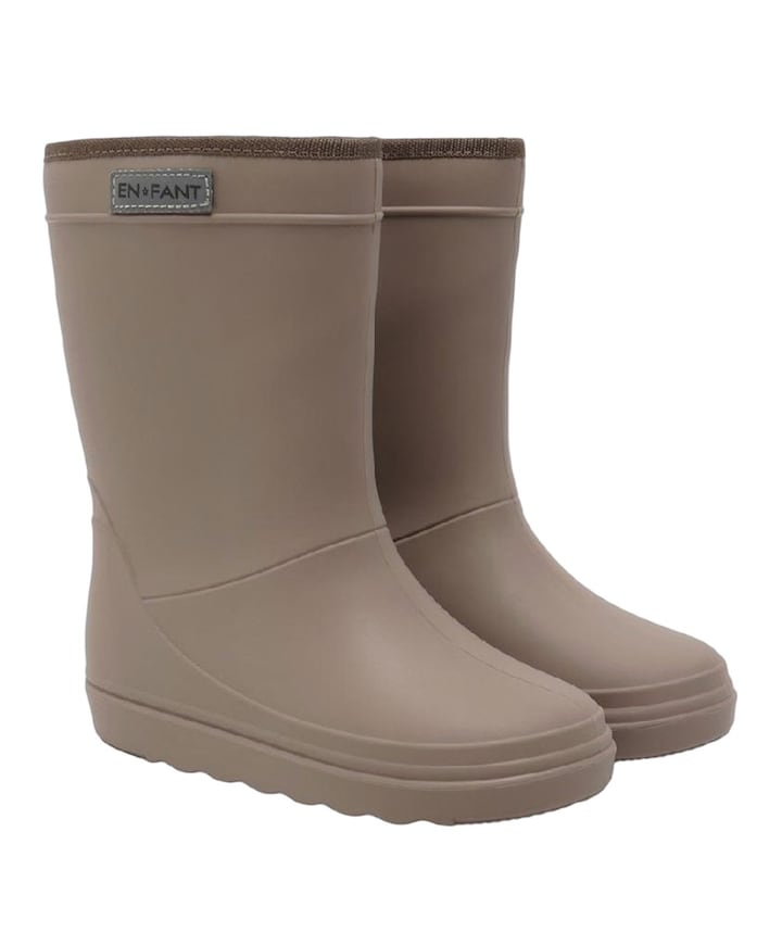 Thermo Boots Solid uniseks regenlaarzen bruin