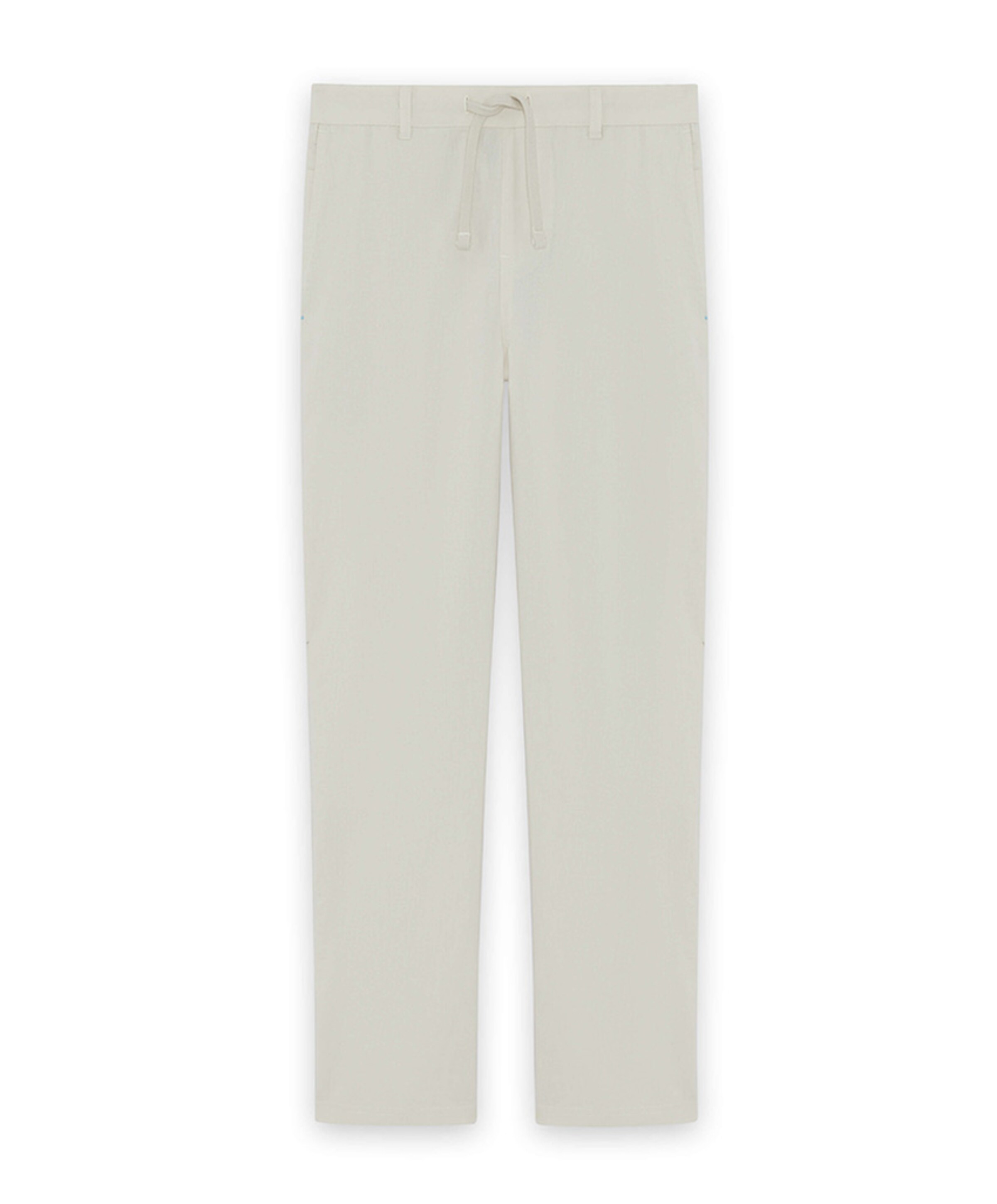 Linen blend jongens broek beige