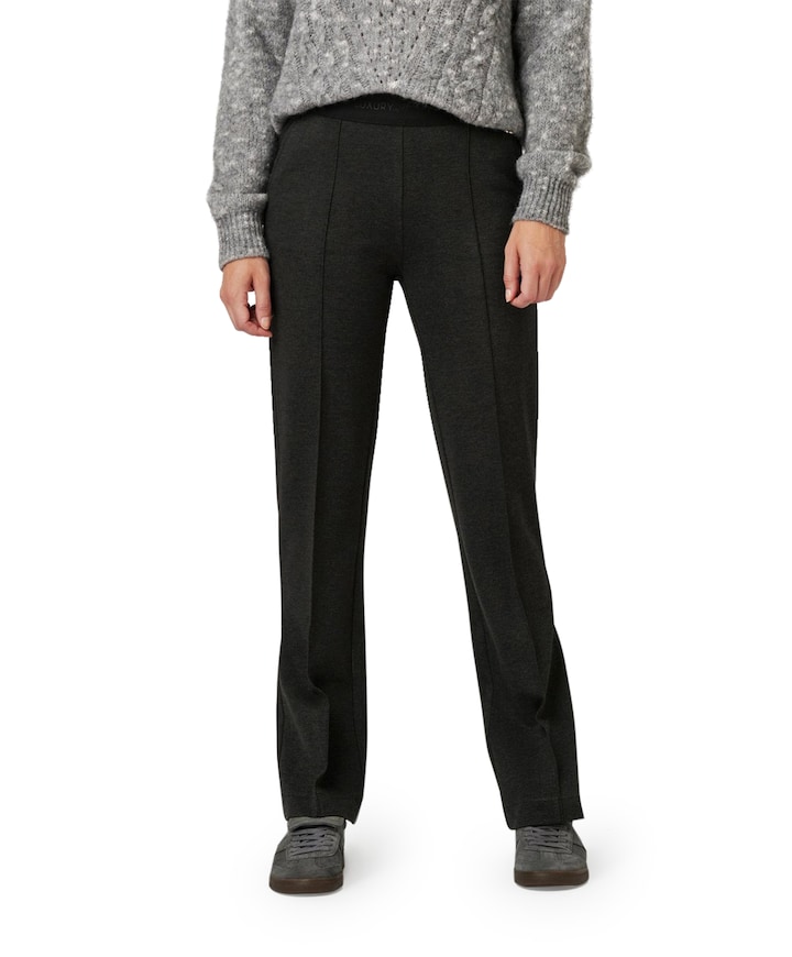 Jenny Flared Luxury dames broek grijs