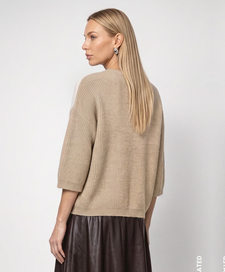 Dames trui beige