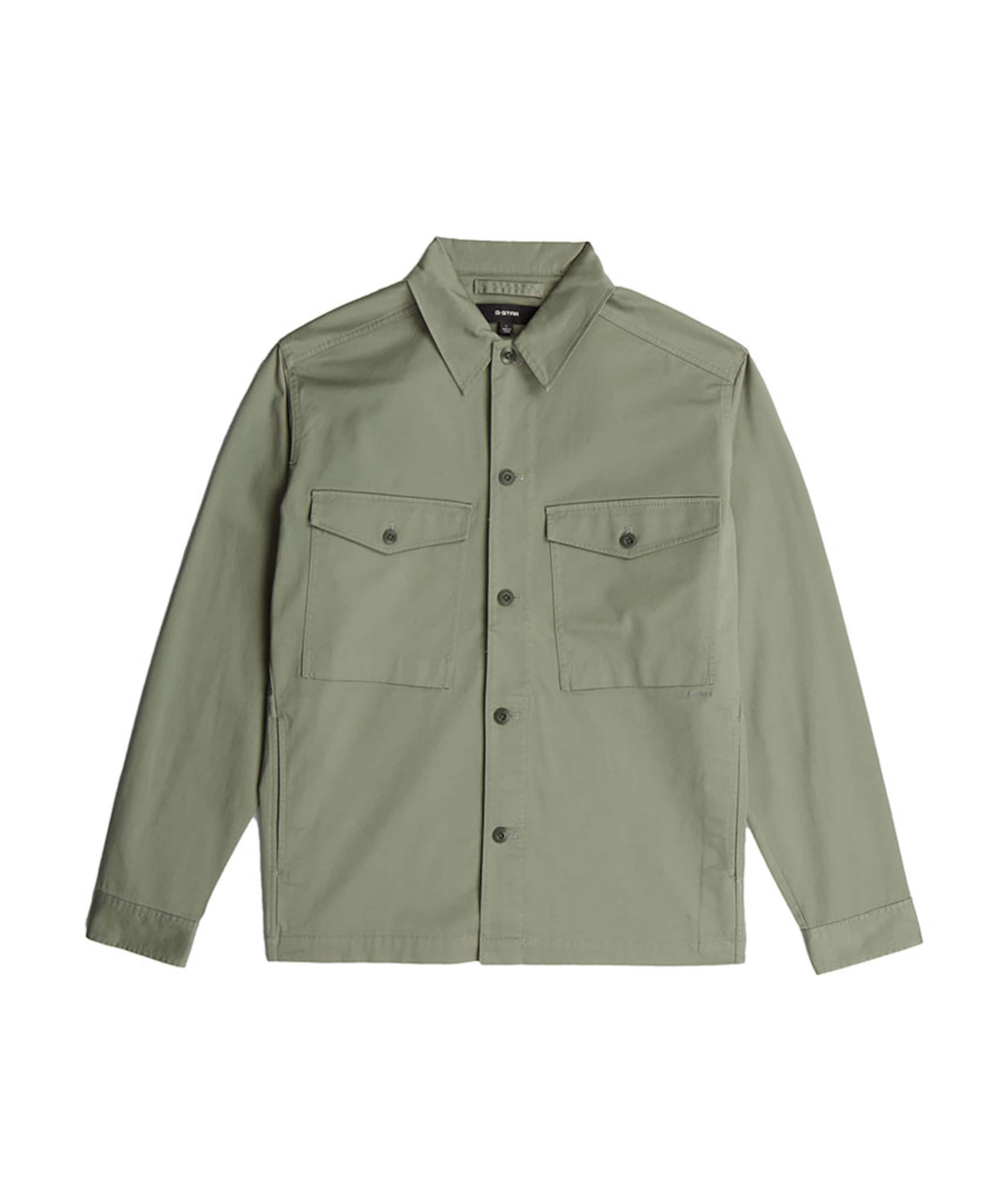 Heren overshirt groen