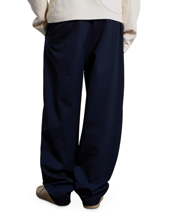 heren broek blauw