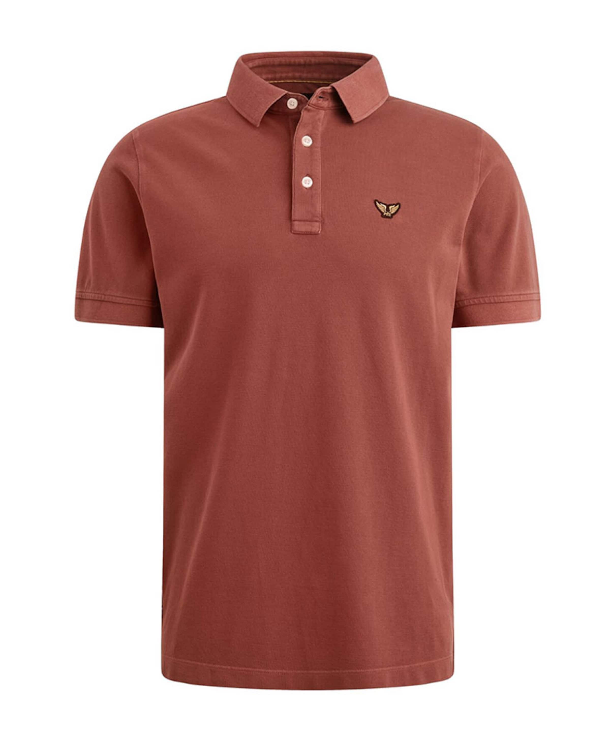 Heren polo bordeaux