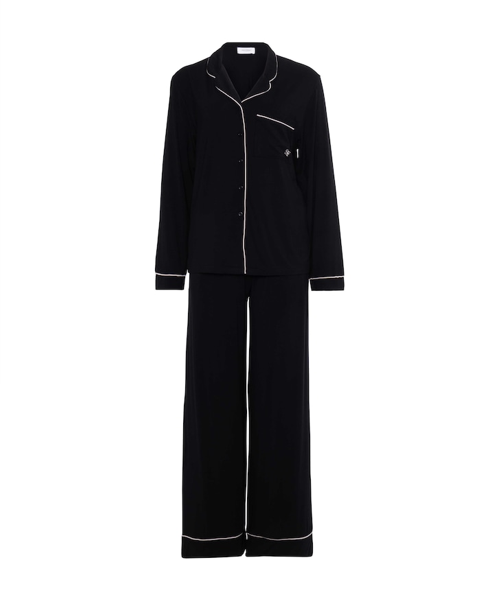 Dames pyjamaset zwart