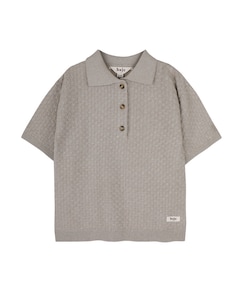 Jongens polo beige