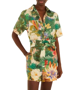 Romper dames playsuit groen