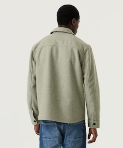Heren overshirt blauw