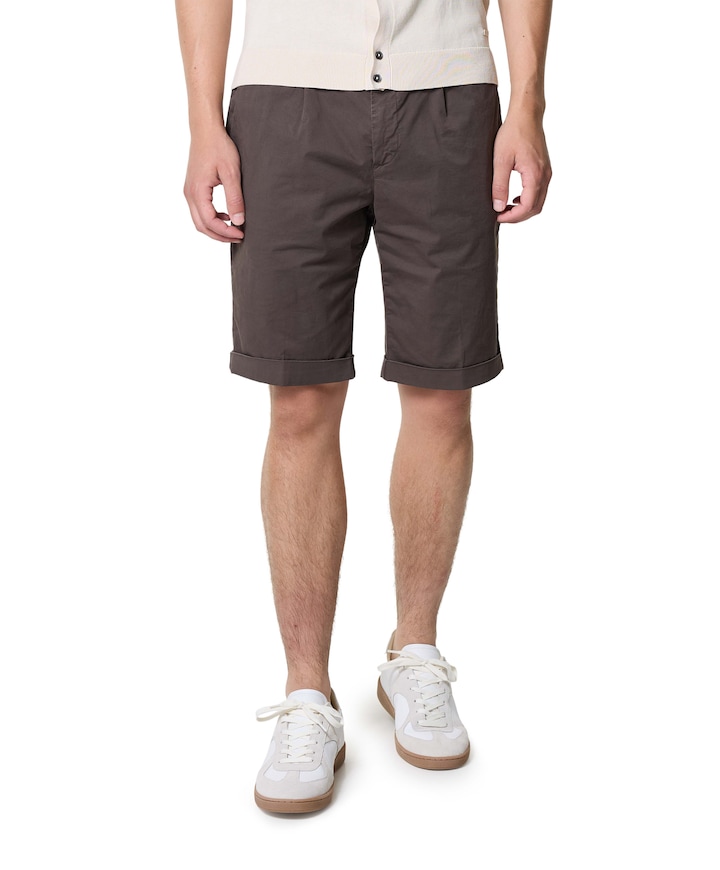 heren korte broek bruin